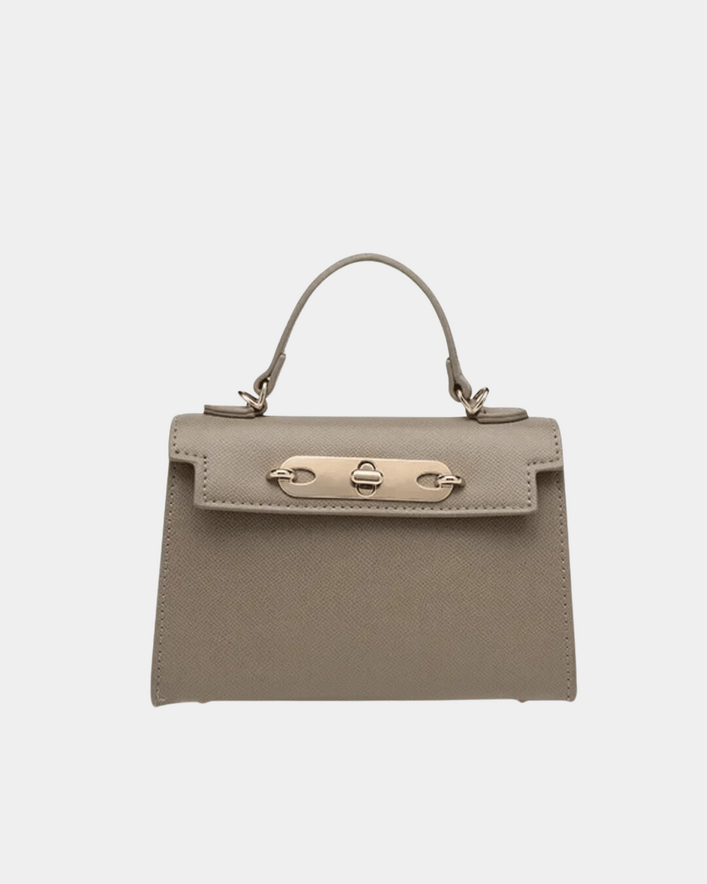 Bolsa de couro Hyde com alça de corrente
