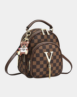 Mochila Vick com divisórias de couro