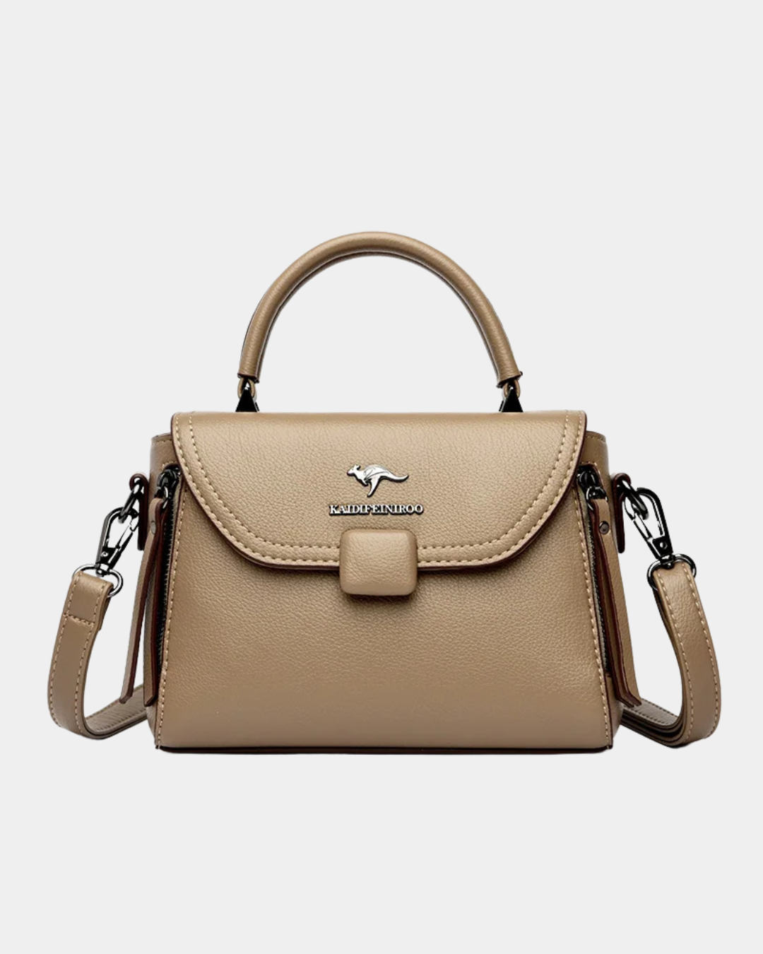Bolsa Joana em cour com 2 alças ajustáveis