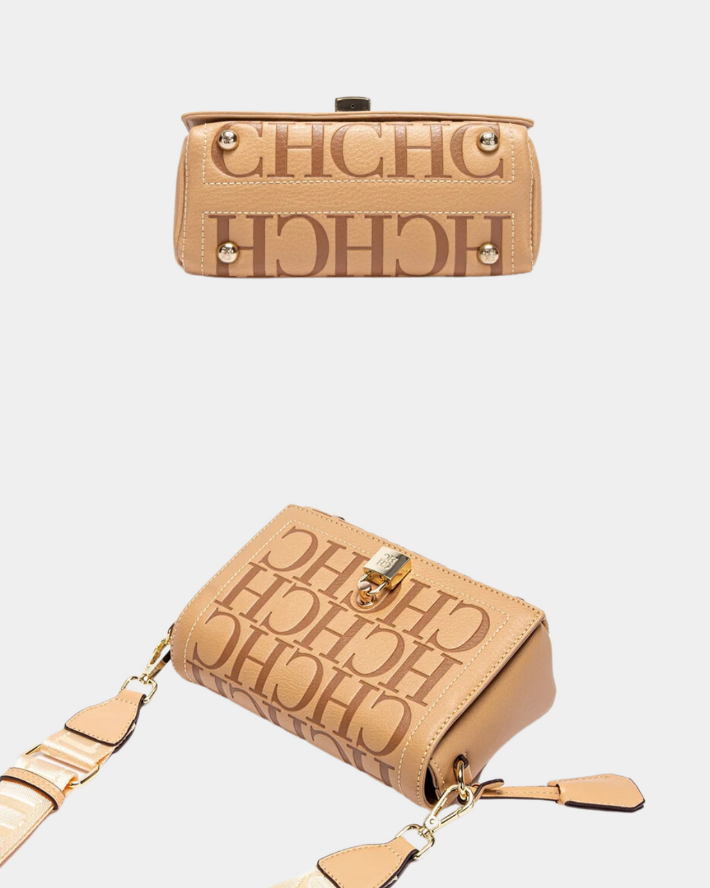 Bolsa tiracolo clássica em couro