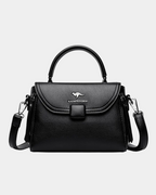 Bolsa Joana em cour com 2 alças ajustáveis