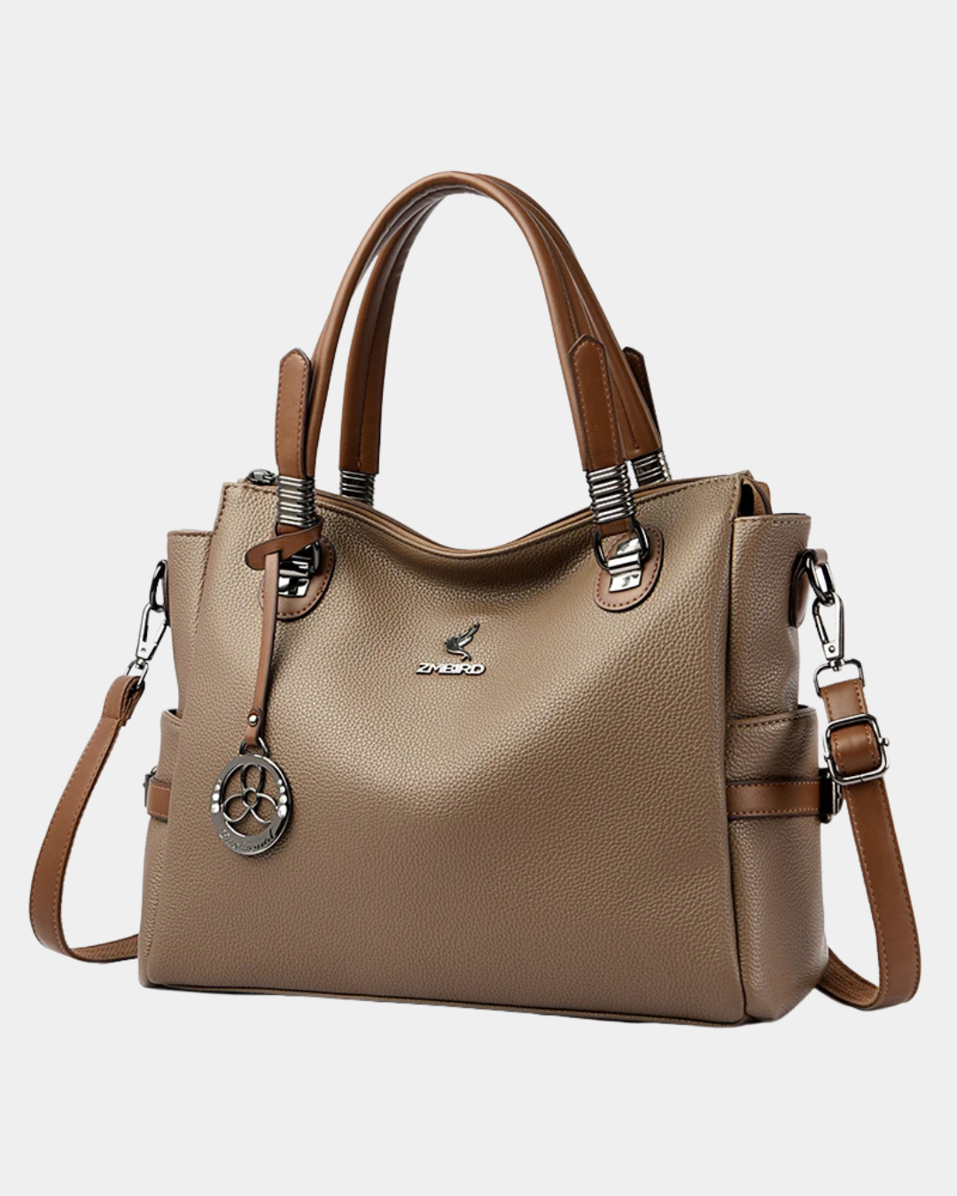 Bolsa tote de couro macio