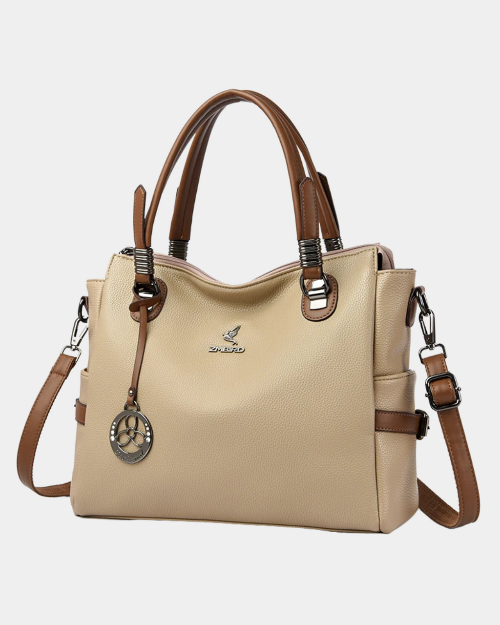 Bolsa tote de couro macio