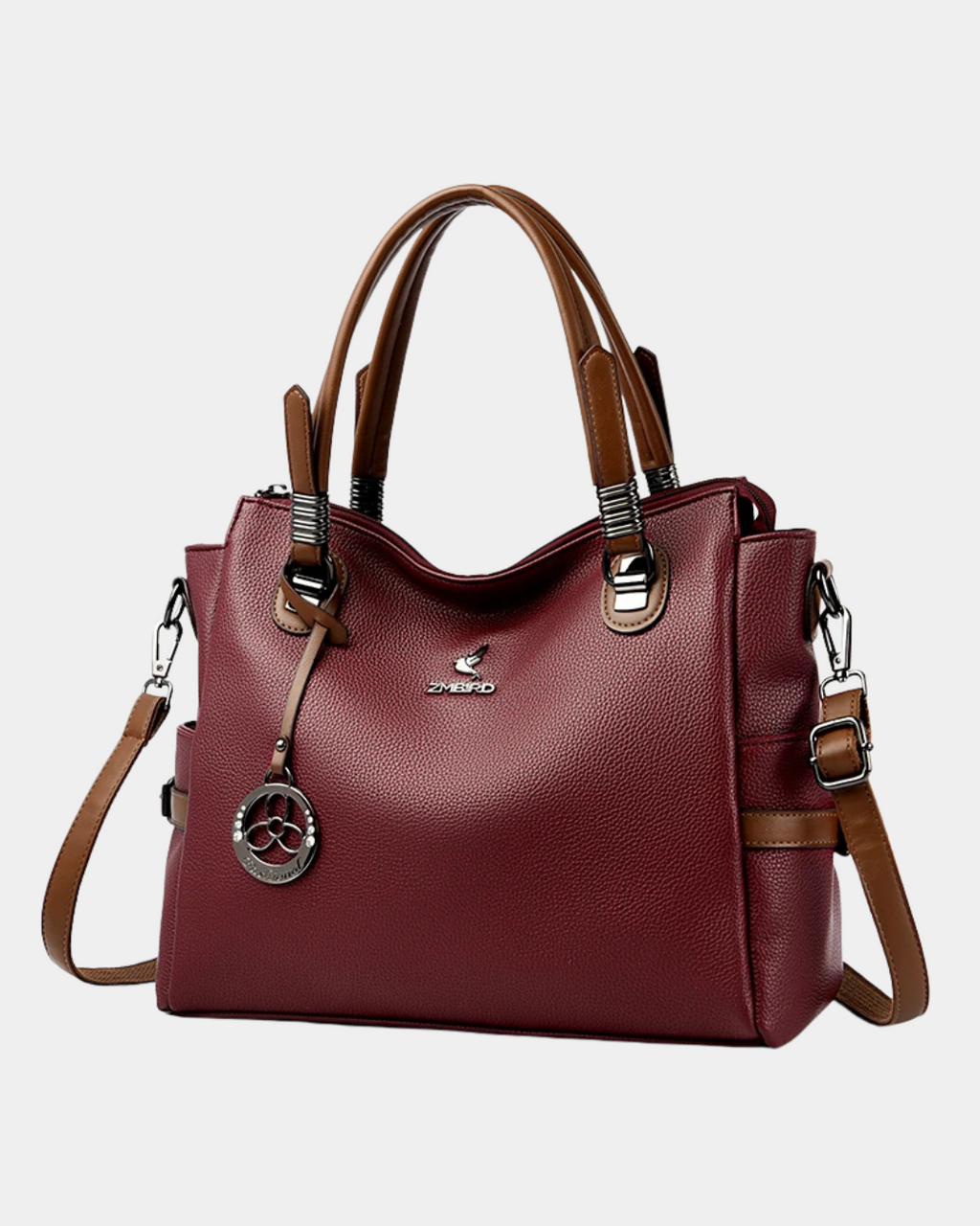 Bolsa tote de couro macio
