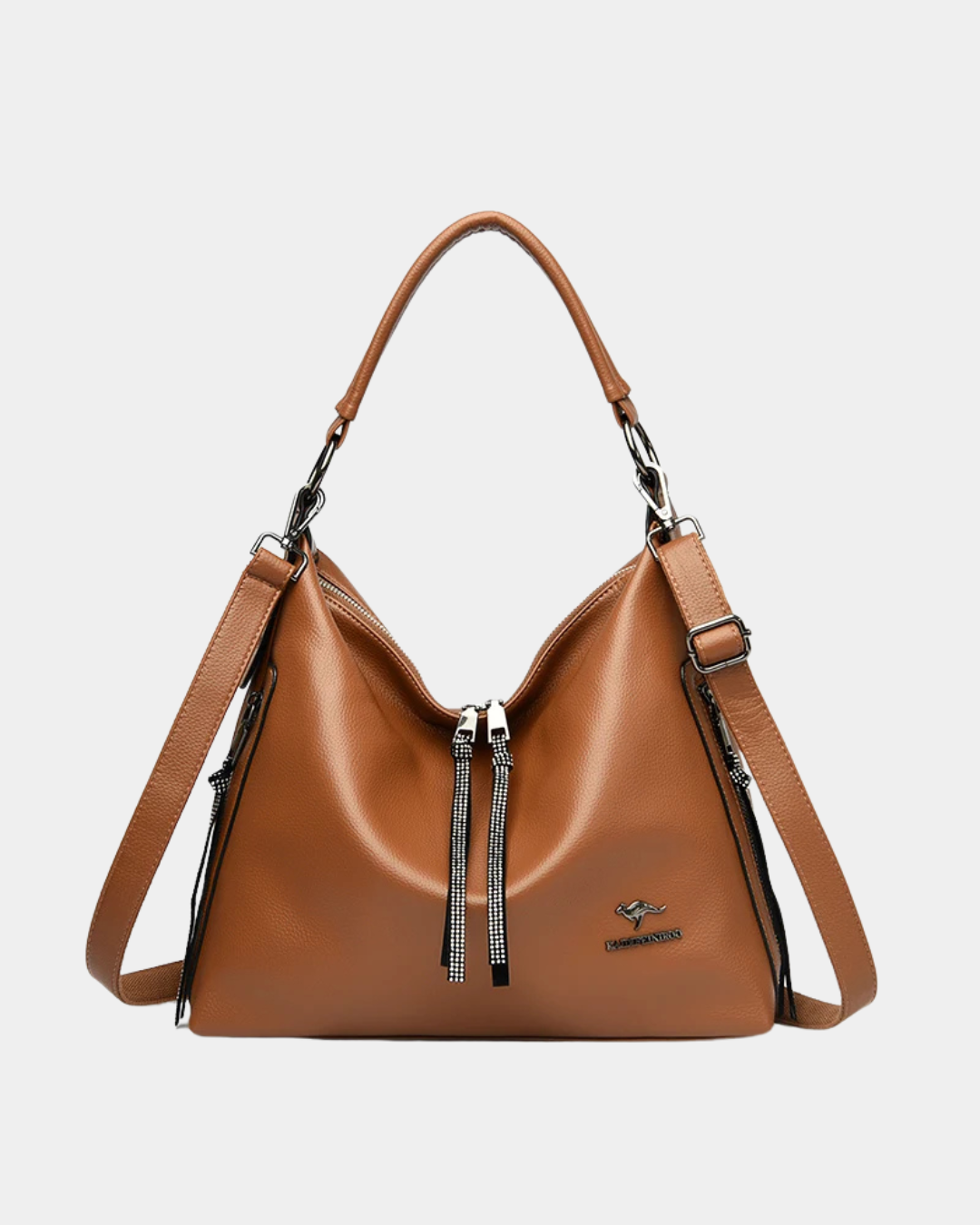 Bolsa tote de couro genuíno
