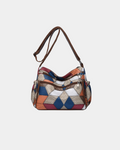 Bolsa transversal com estampa geométric
