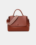 Bolsa elegante em couro genuíno