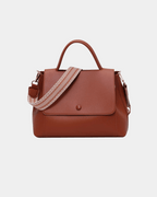 Bolsa elegante em couro genuíno
