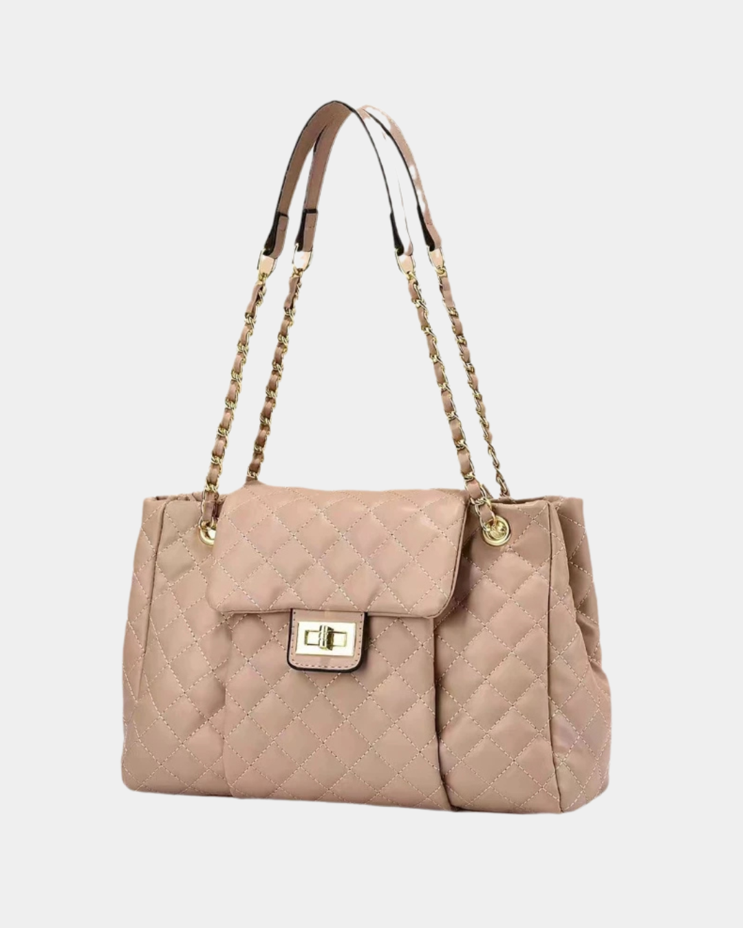 Bolsa de couro acolchoada belga