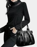 Bolsa Aline elegante em couro