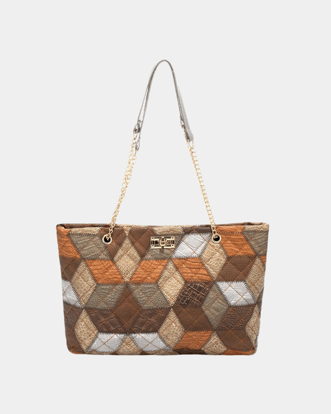 Bolsa Suzi com estampa geométrica