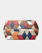 Bolsa havaiana com estampa geométrica