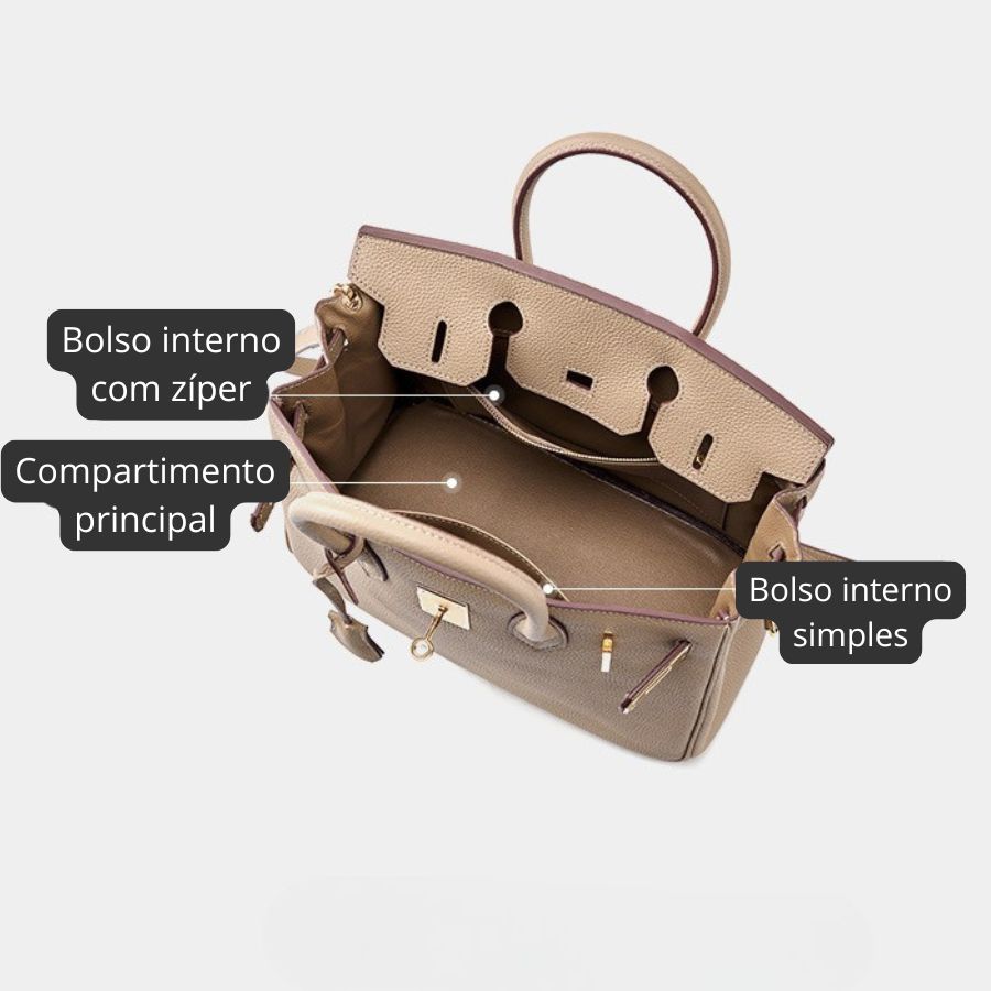 Bolsa Premium Birkin Essence Couro