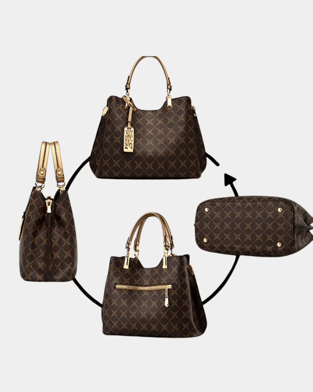 Bolsa de couro Amélia