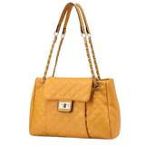 Bolsa de couro acolchoada belga
