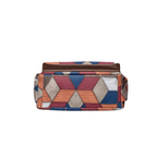 Bolsa transversal com estampa geométric