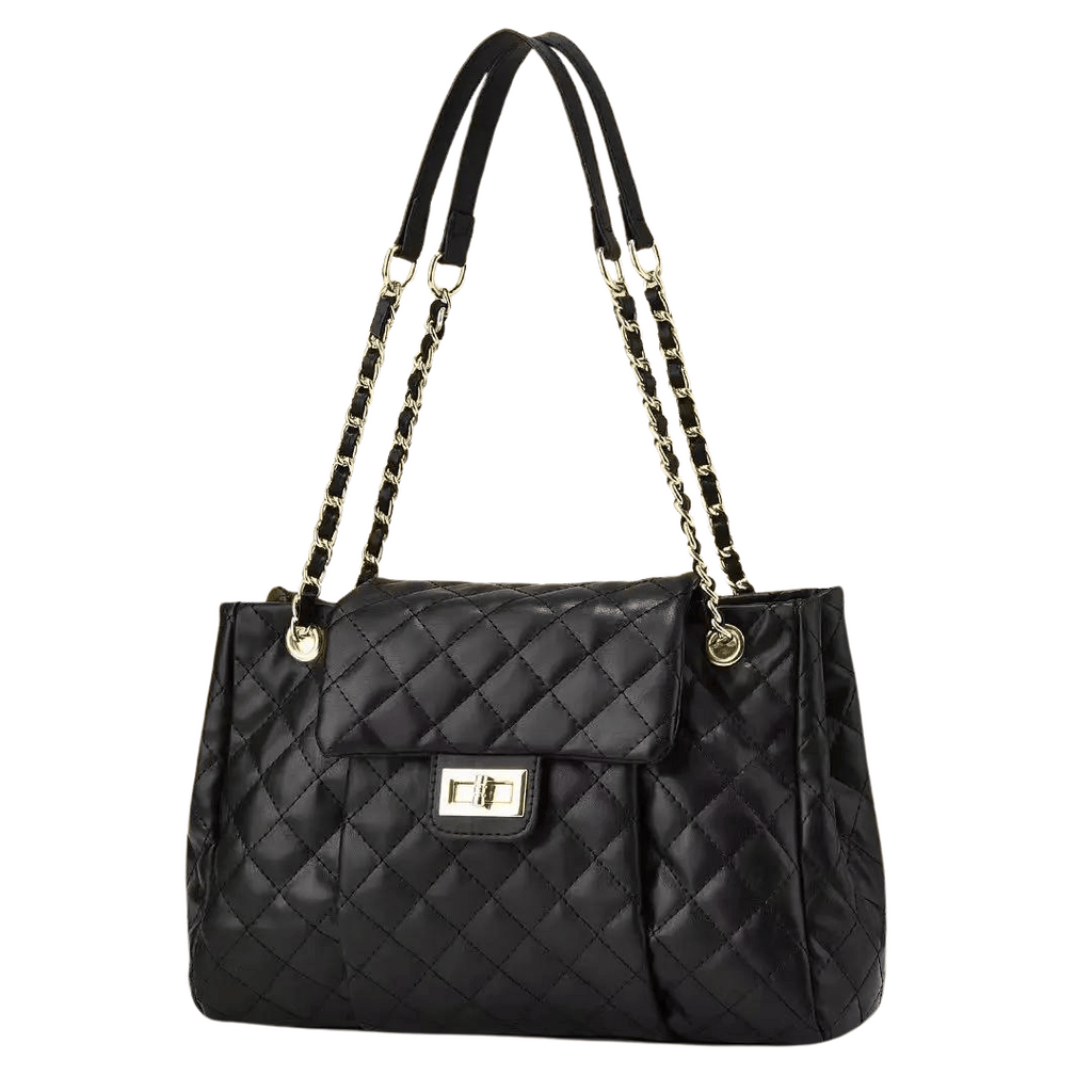 Bolsa de couro acolchoada belga