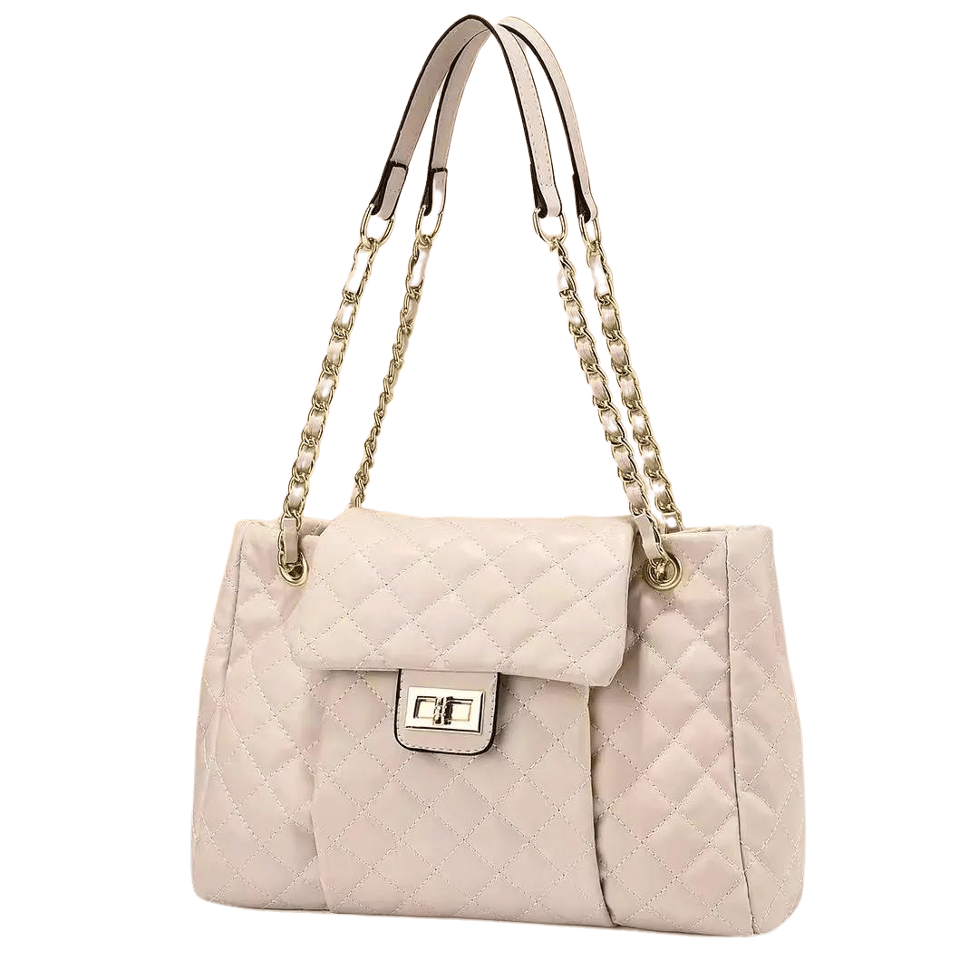 Bolsa de couro acolchoada belga