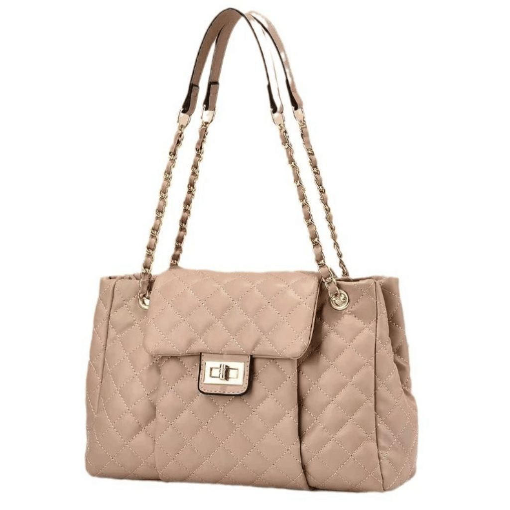 Bolsa de couro acolchoada belga