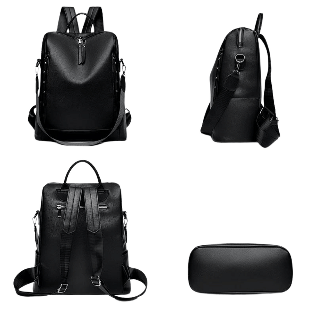 Mochila de couro Poliana