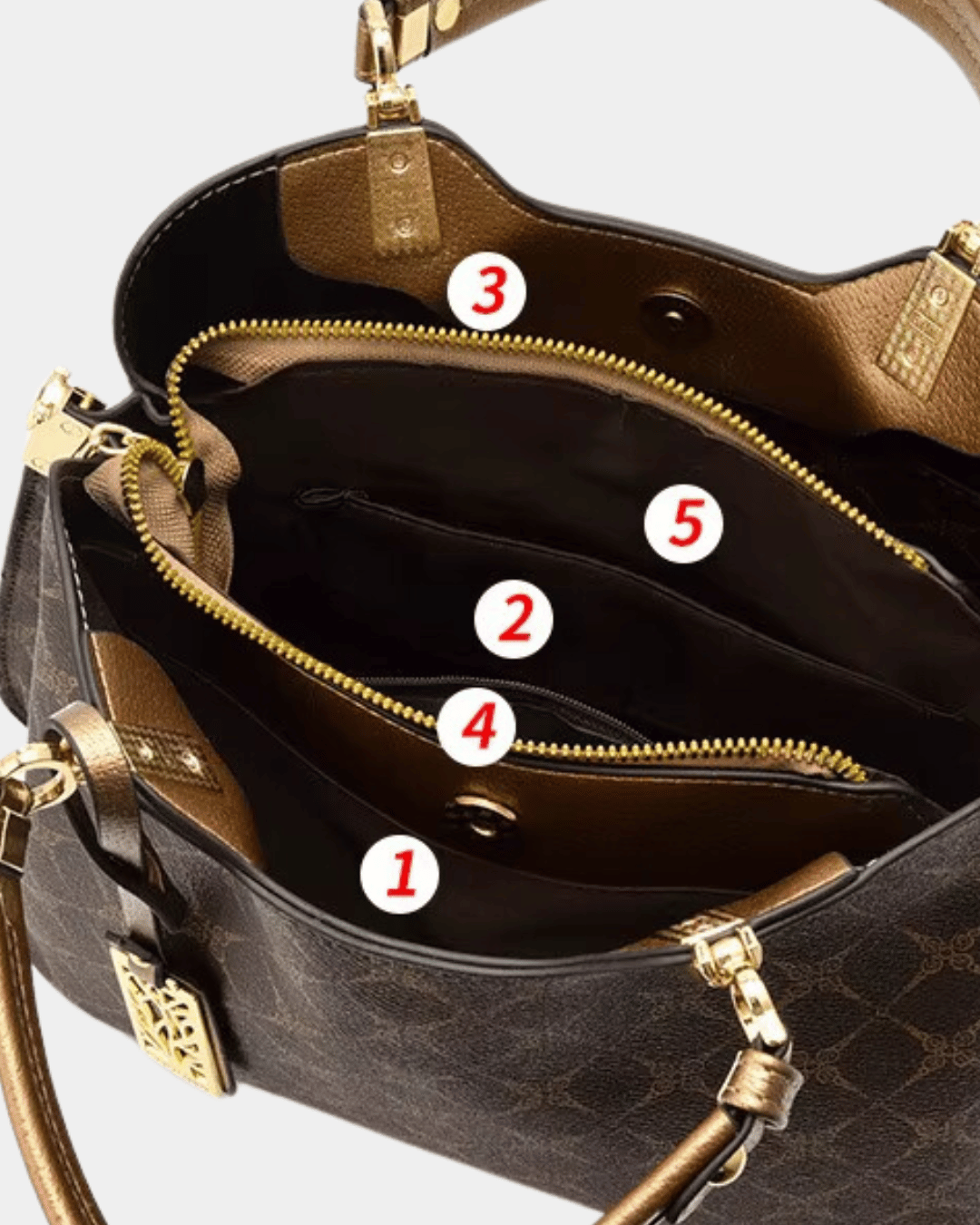 Bolsa de couro Amélia